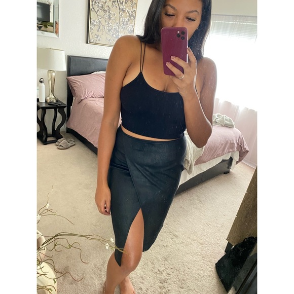 Free People | Whitney Vegan Suede Skirt - Picture 6 of 13